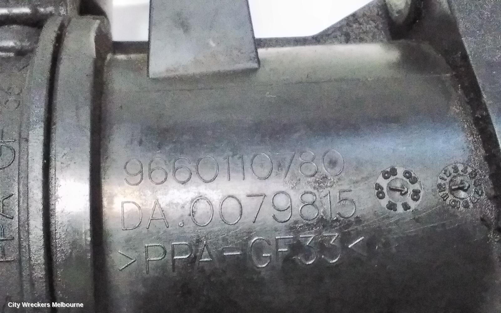 PEUGEOT 308 THROTTLE BODY, 2.0, DIESEL, RHR CODE, T7, 09/2007 - 12/2013