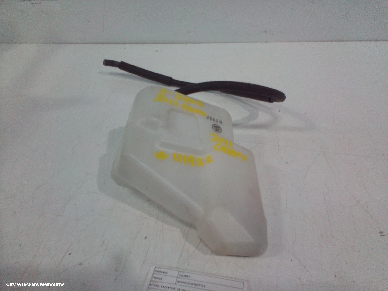 TOYOTA CAMRY OVERFLOW BOTTLE, ACV40, RADIATOR, 06/2006 - 11/2011