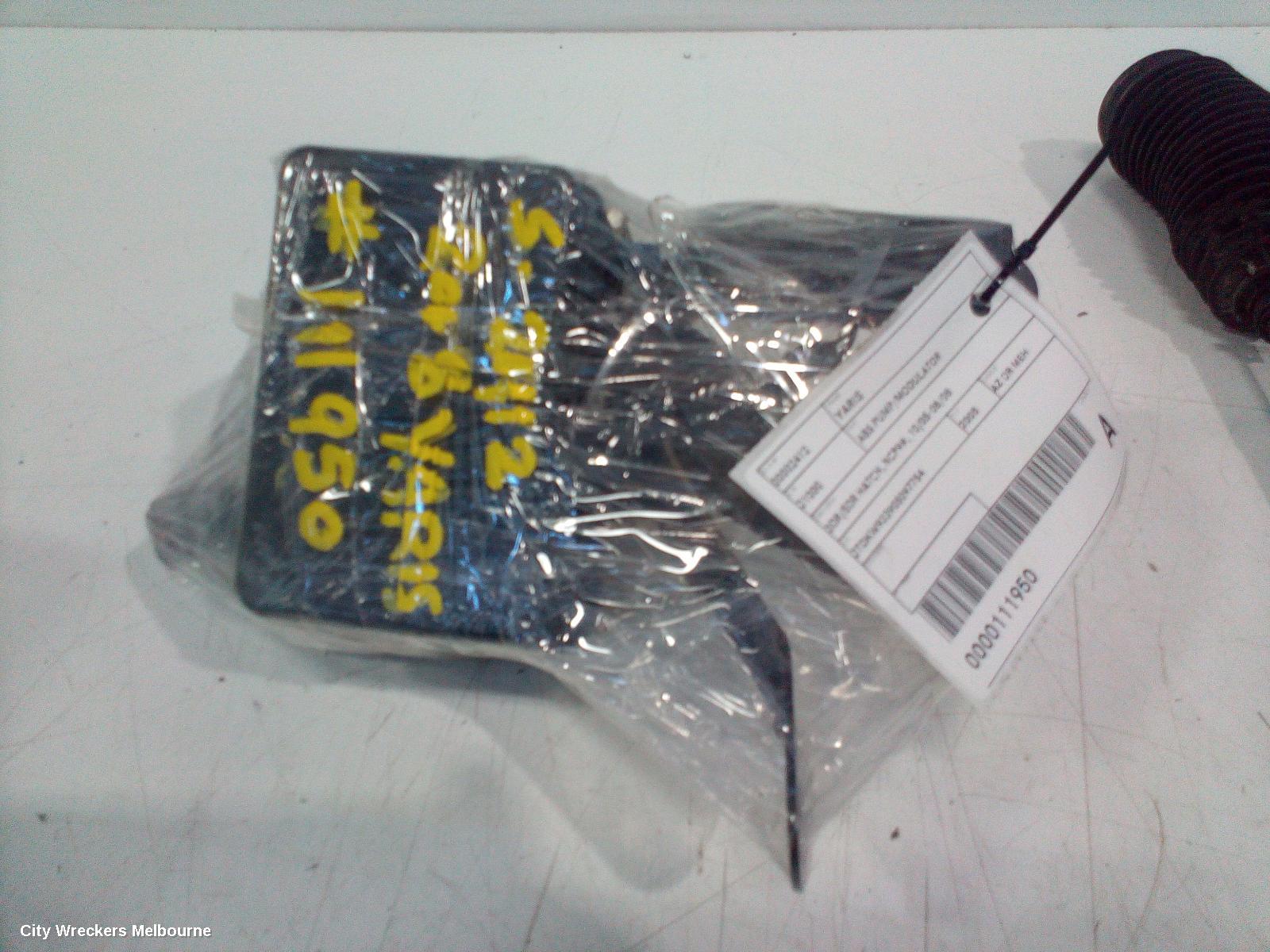 TOYOTA YARIS ABS PUMP/MODULATOR, 3DR/5DR HATCH, NCP9#, 10/2005 - 08/2008