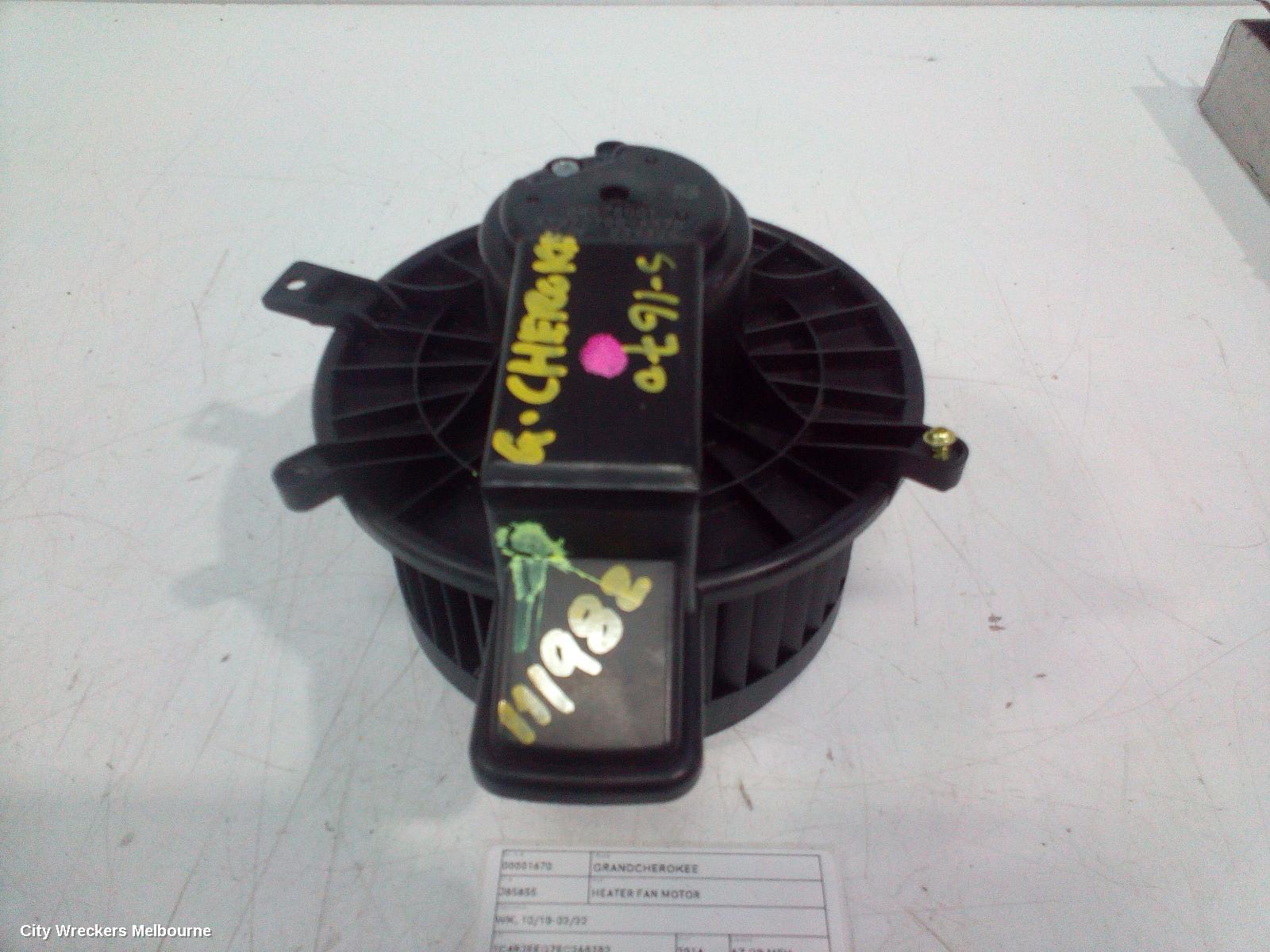 JEEP GRANDCHEROKEE HEATER FAN MOTOR, WK, 10/2010 - 02/2022