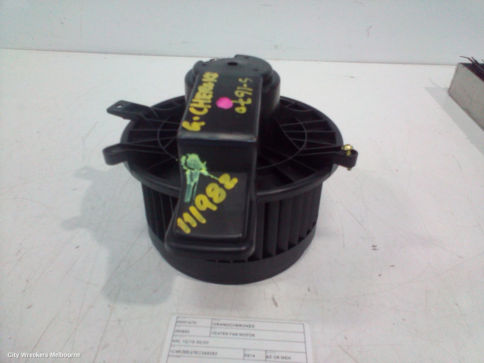 JEEP GRANDCHEROKEE HEATER FAN MOTOR, WK, 10/2010 - 02/2022