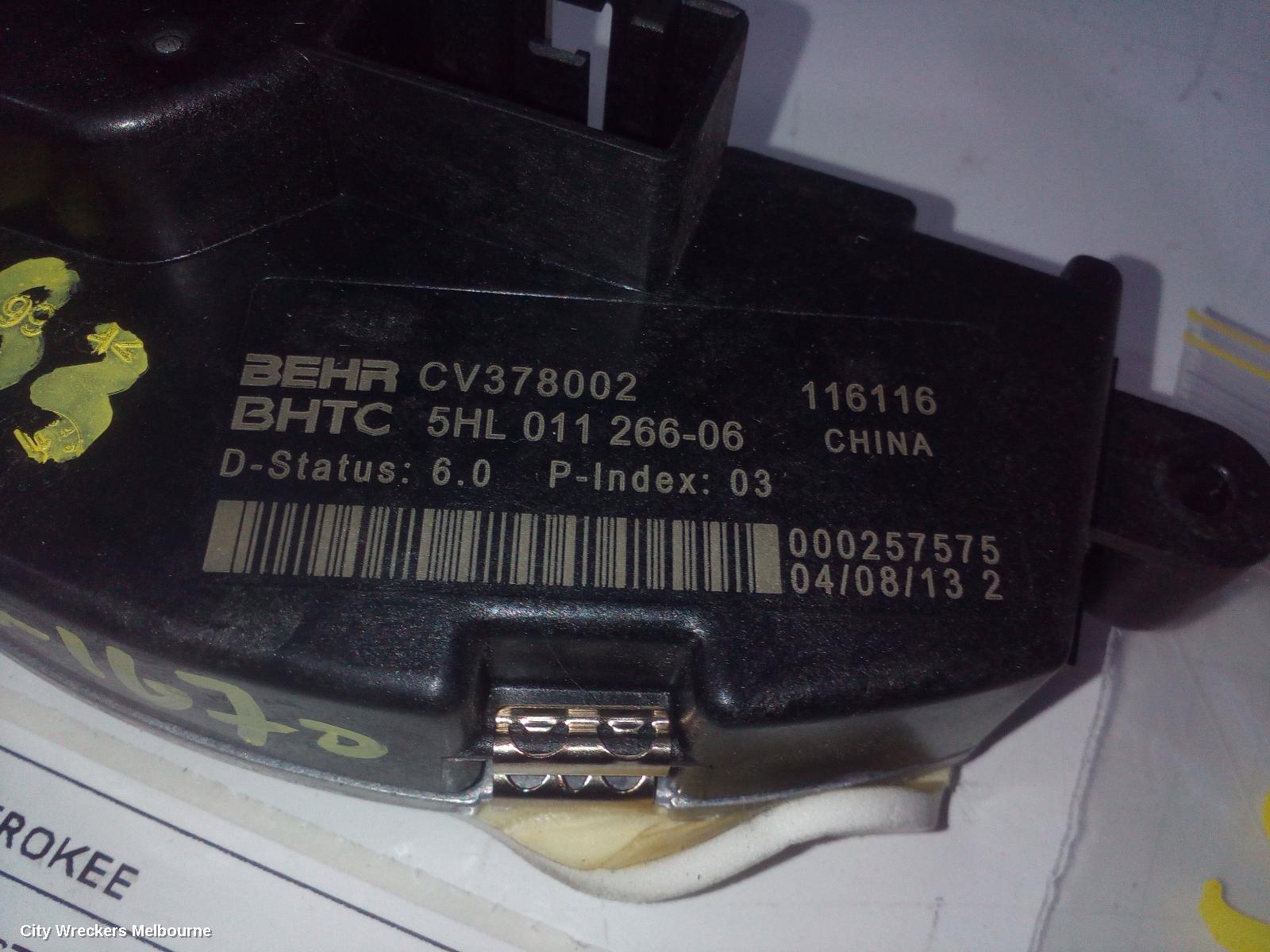 JEEP GRANDCHEROKEE FAN SPEED RESISTOR, WK, WAGON, 10/2010 - 02/2022