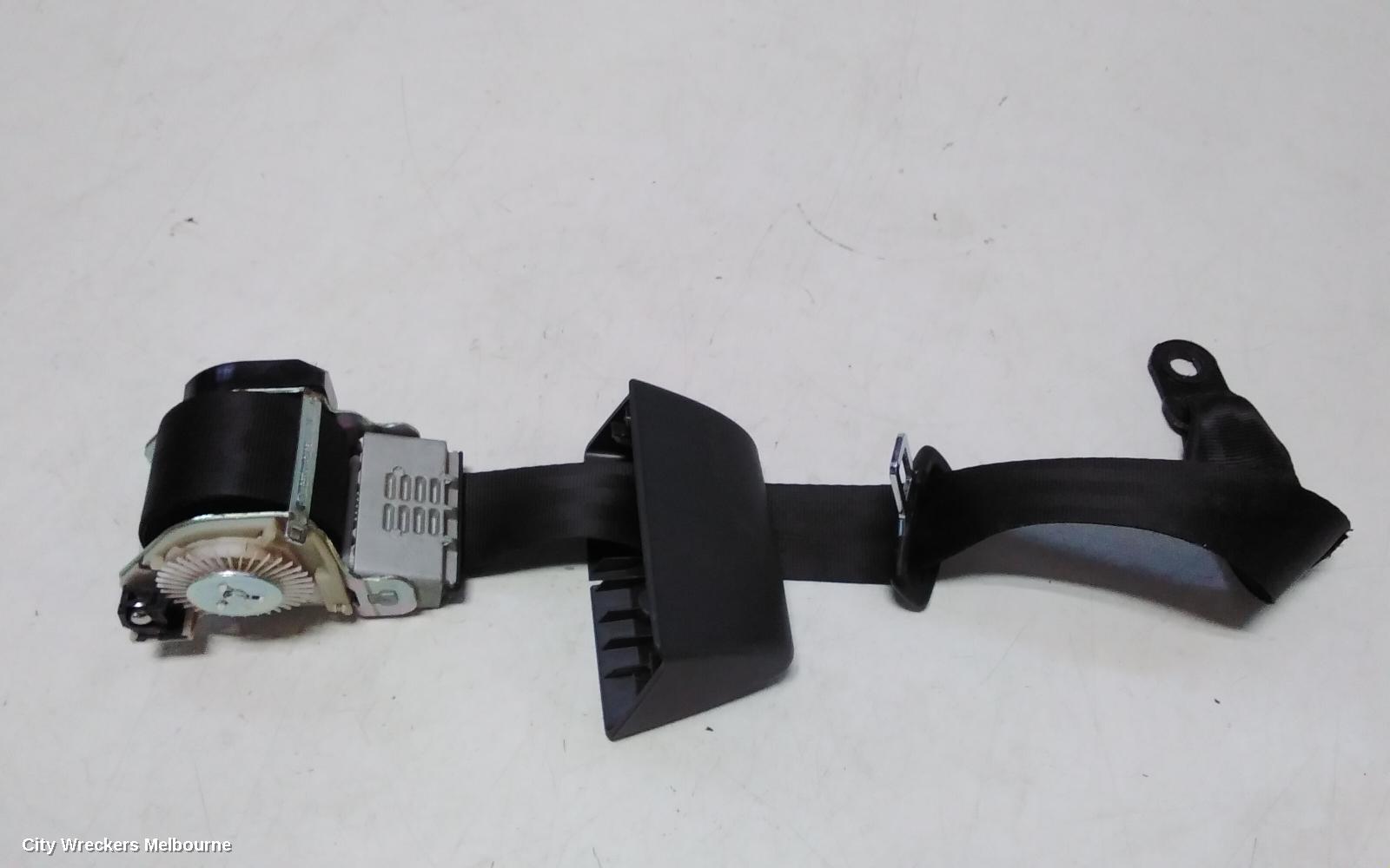 VOLKSWAGEN AMAROK SEATBELT/STALK, CENTRE REAR, SEAT BELT ONLY, 2H, 10/2010 - 09/2022