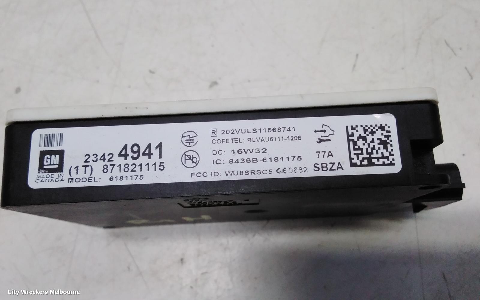 HOLDEN COMMODORE ECU, BLIND SPOT MONITOR CONTROL MODULE (RH REAR), VF, 05/2013 - 12/2017