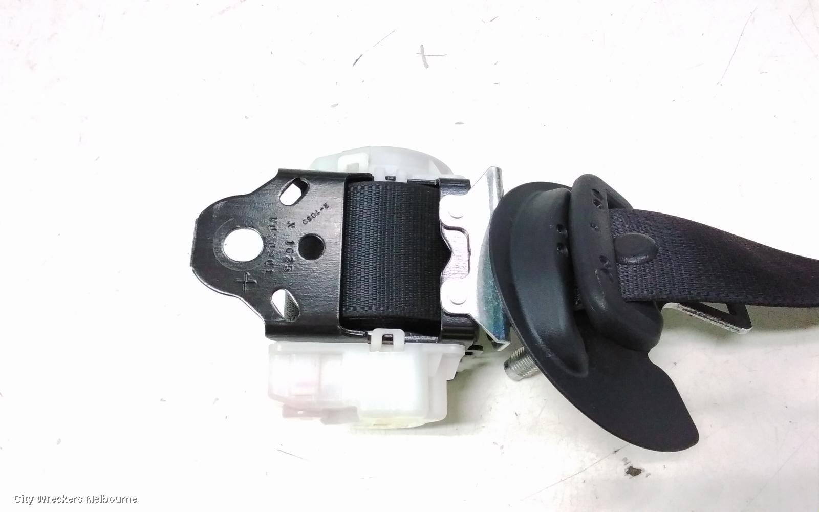 TOYOTA KLUGER SEATBELT/STALK, LH REAR 3RD ROW, SEAT BELT ONLY, BLACK, XU70 SERIES, 03/2021 ONWARDS