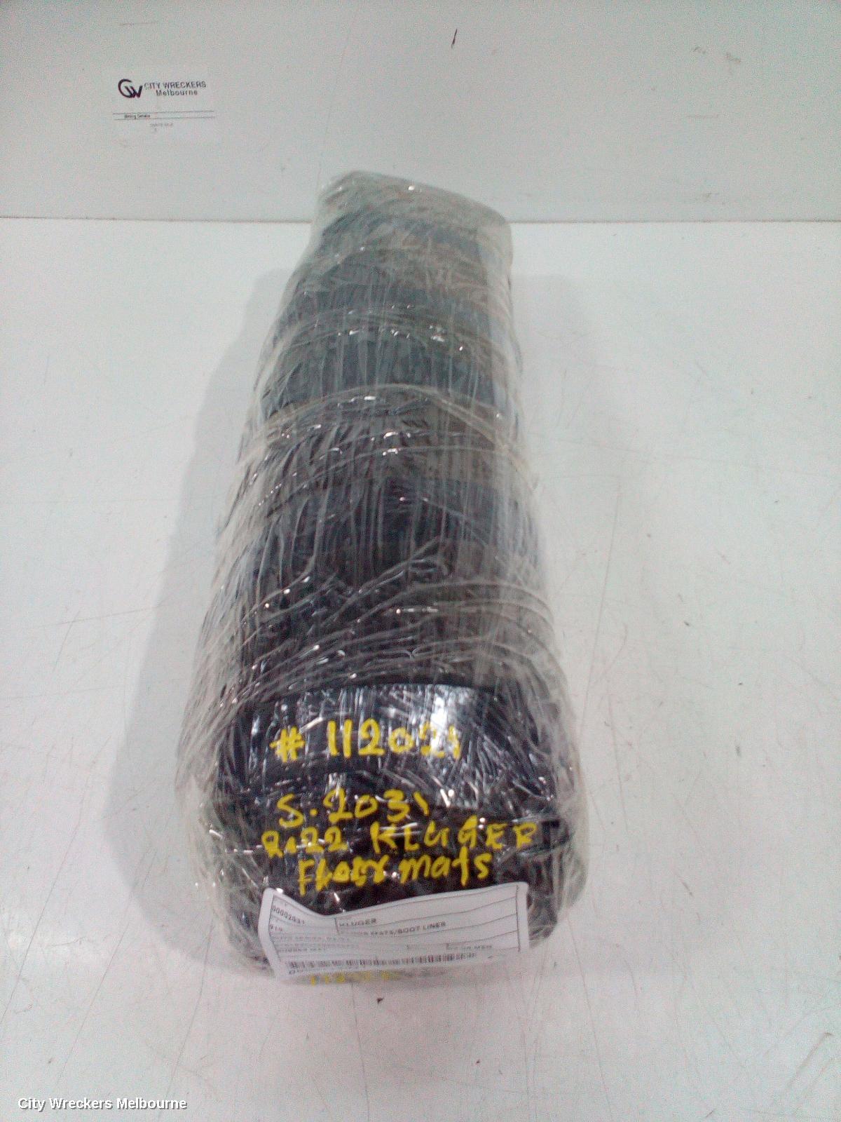 TOYOTA KLUGER FLOOR MATS, XU70 SERIES, 03/2021 ONWARDS
