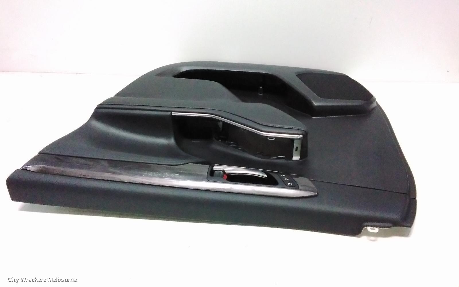 TOYOTA KLUGER DOOR TRIM, RH FRONT, XU70 SERIES, GRANDE, LEATHER, BLACK, 03/2021 ONWARDS
