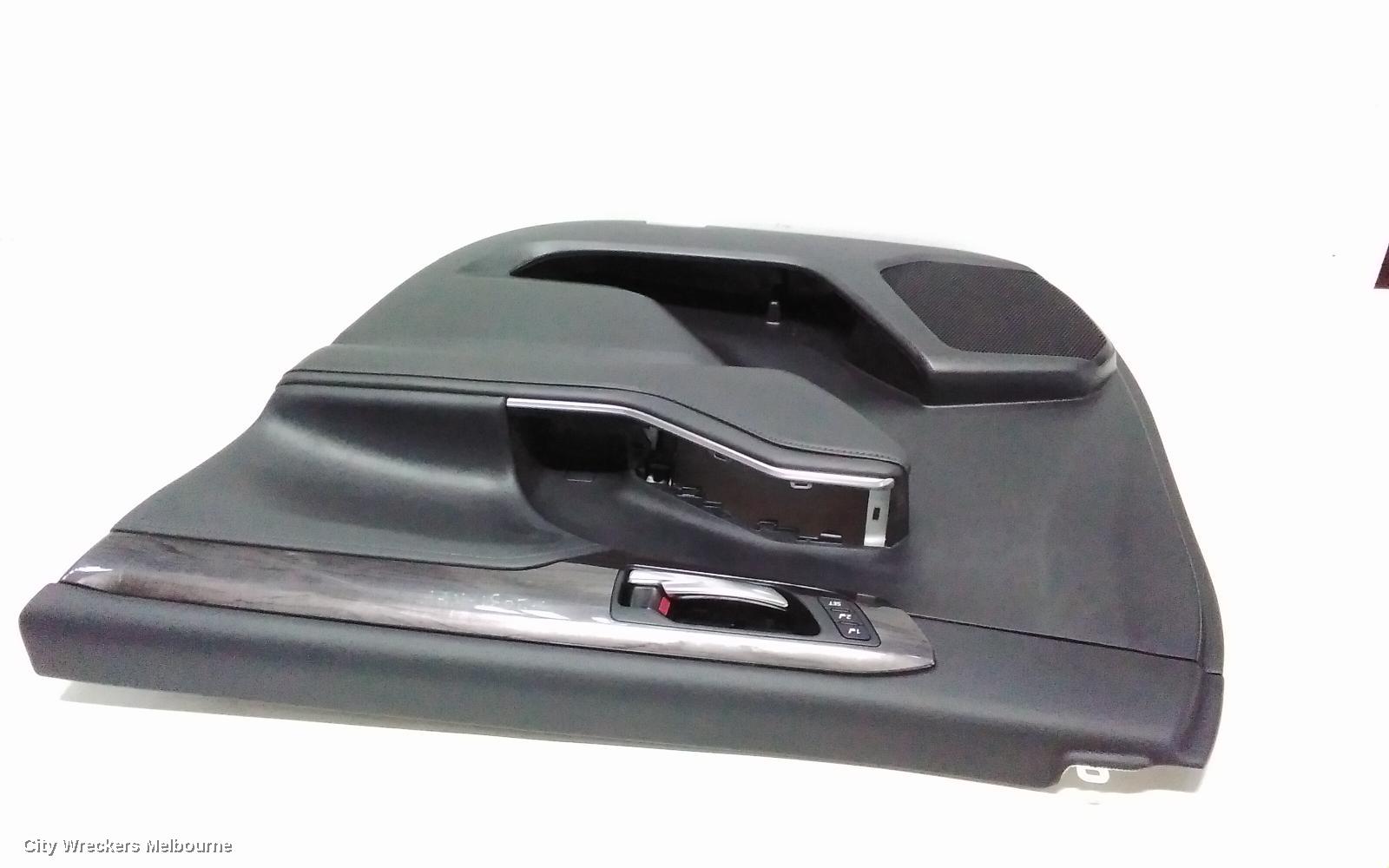 TOYOTA KLUGER DOOR TRIM, RH FRONT, XU70 SERIES, GRANDE, LEATHER, BLACK, 03/2021 ONWARDS