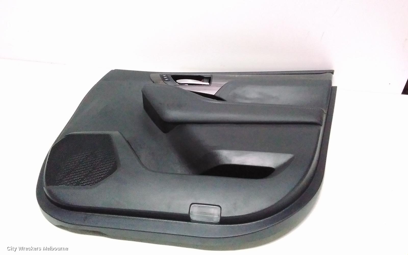 TOYOTA KLUGER DOOR TRIM, RH FRONT, XU70 SERIES, GRANDE, LEATHER, BLACK, 03/2021 ONWARDS