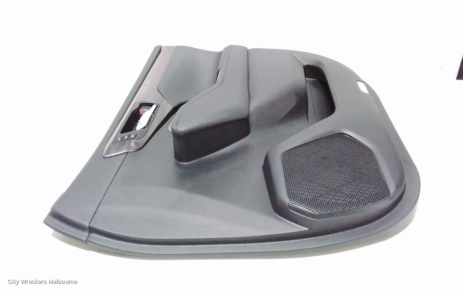 TOYOTA KLUGER DOOR TRIM, RH FRONT, XU70 SERIES, GRANDE, LEATHER, BLACK, 03/2021 ONWARDS