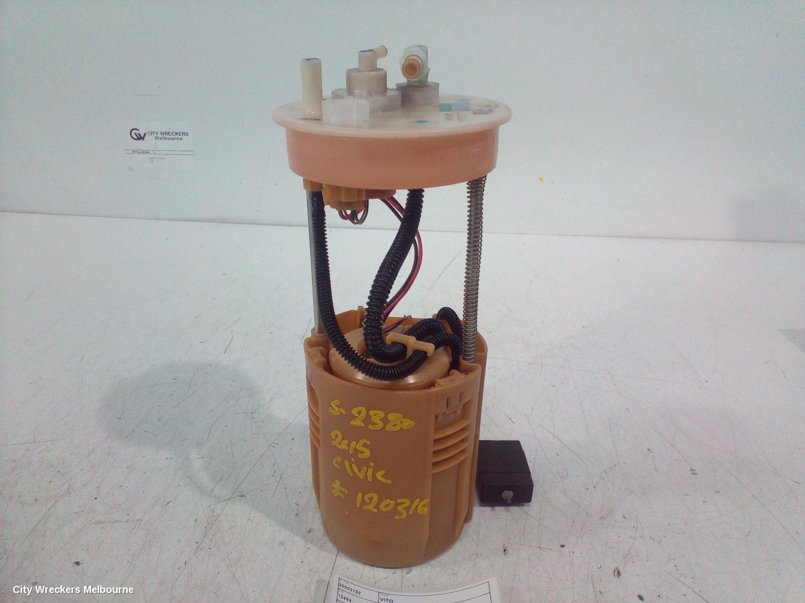 MERCEDES VITO OVERFLOW BOTTLE, 447, 03/2015 ONWARDS