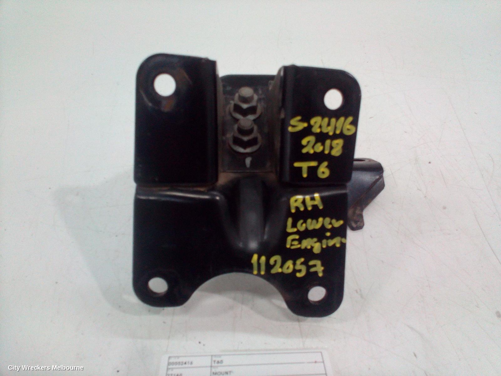 LDV T60 MOUNT, ENGINE MOUNT (RH SIDE), DIESEL, 2.8, TURBO, SK8C, 07/2017 - 08/2021