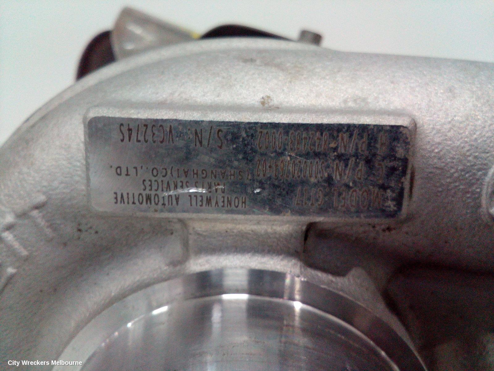 LDV T60 TURBO SUPERCHARGER, DIESEL, 2.8, TURBO, SK8C, 07/2017 - 08/2021