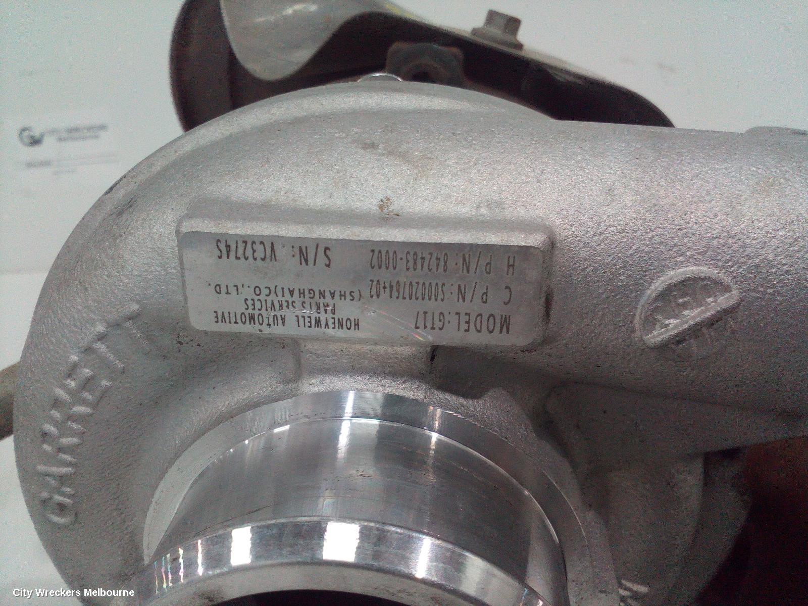 LDV T60 TURBO SUPERCHARGER, DIESEL, 2.8, TURBO, SK8C, 07/2017 - 08/2021