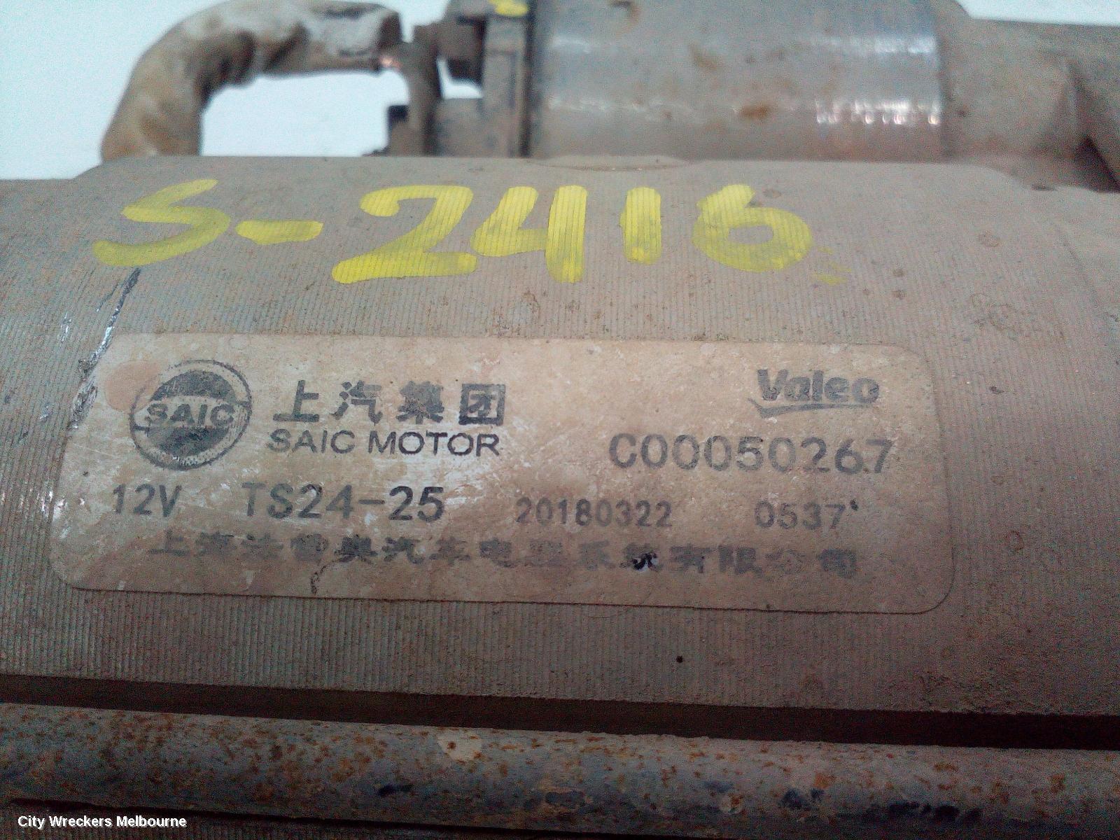 LDV T60 STARTER, DIESEL, 2.8, TURBO, SK8C, 07/2017 - 08/2021
