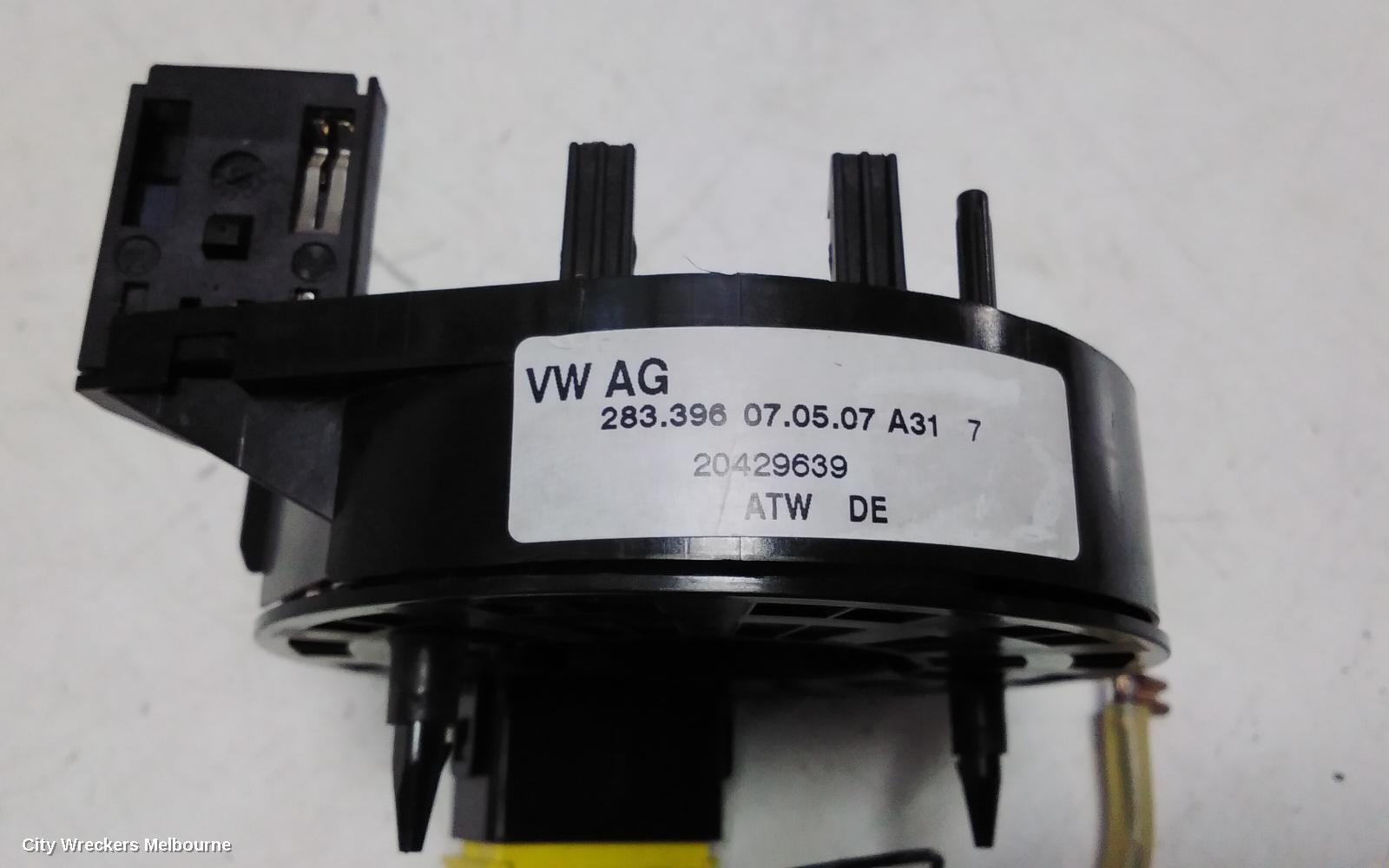 VOLKSWAGEN TRANSPORTER AIRBAG MODULE/SENSOR, CLOCKSPRING, NON ESP TYPE, T5, 08/2004 - 02/2010