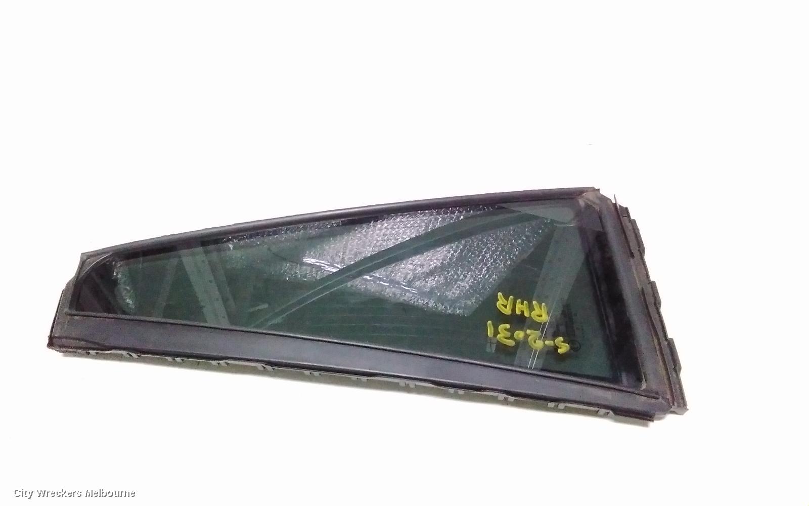 TOYOTA KLUGER RIGHT REAR 1/4 DOOR GLASS, XU70 SERIES, 03/2021 ONWARDS