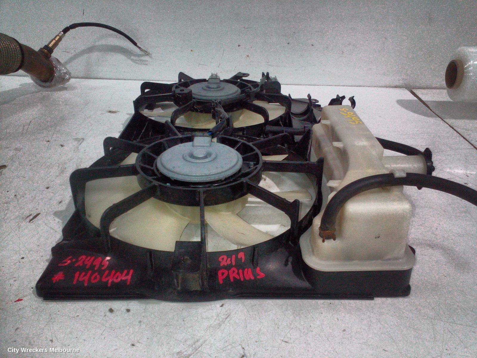 TOYOTA PRIUS FAN, NHW20R, RAD FAN, 10/2003 - 05/2009