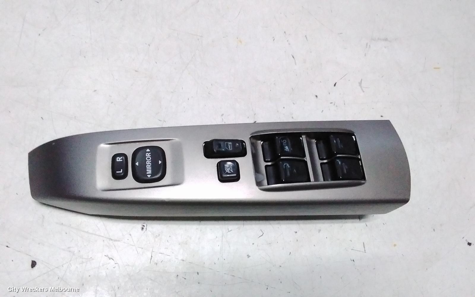 TOYOTA PRIUS PWR DR WIND SWITCH, NHW20R, RH FRONT (MASTER SWITCH), 10/2003 - 05/2009