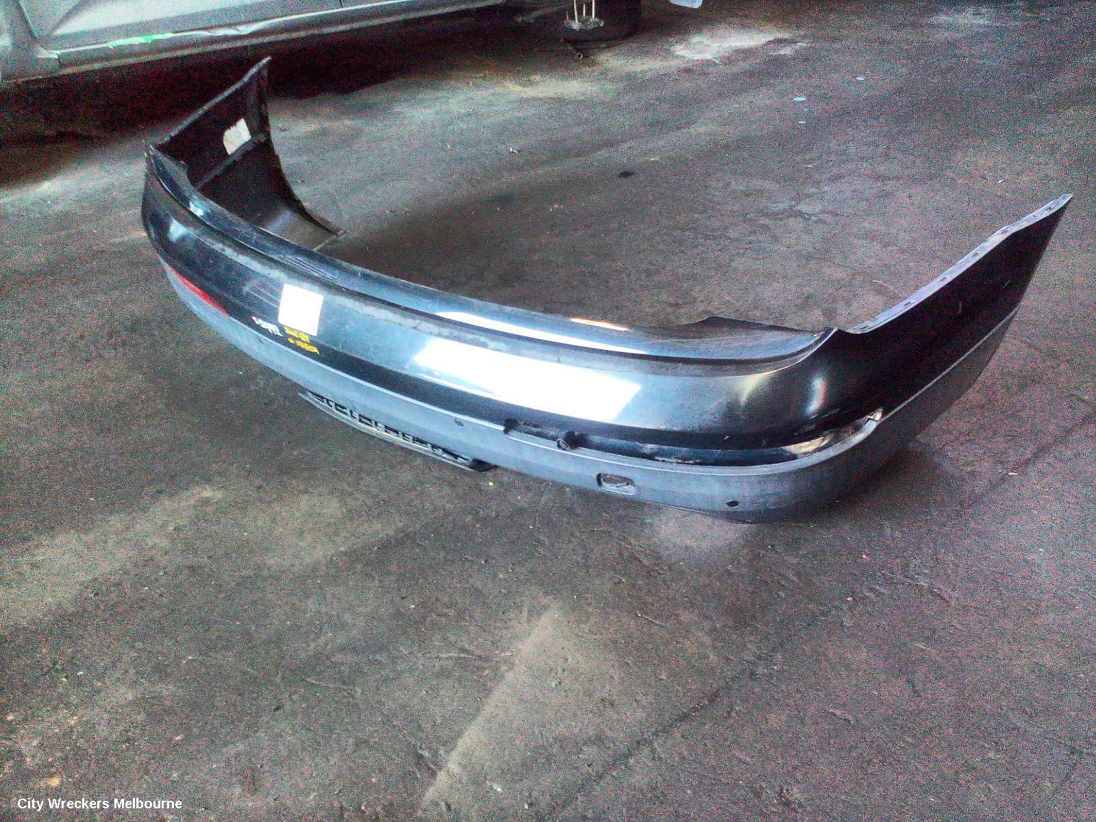 AUDI Q7 REAR BUMPER, BUMPER BAR (2 PIECE), 4L, BLACK, 09/2006 - 09/2009