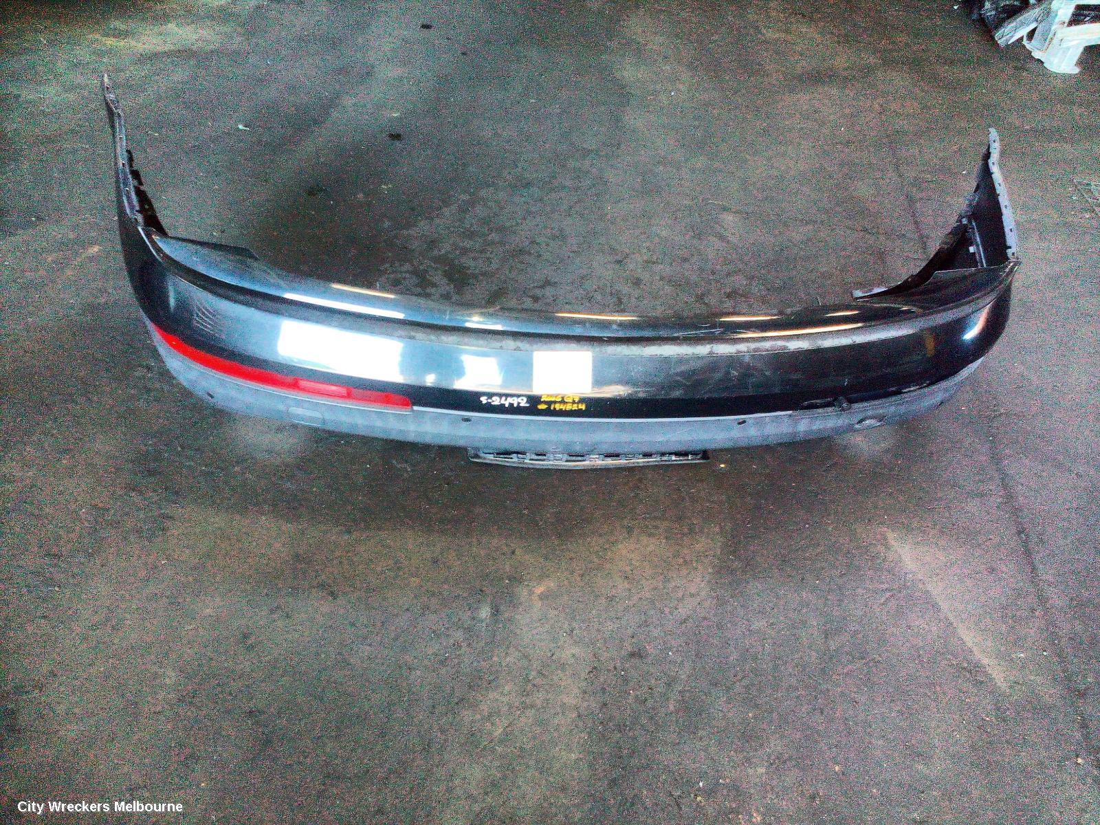 AUDI Q7 REAR BUMPER, BUMPER BAR (2 PIECE), 4L, BLACK, 09/2006 - 09/2009