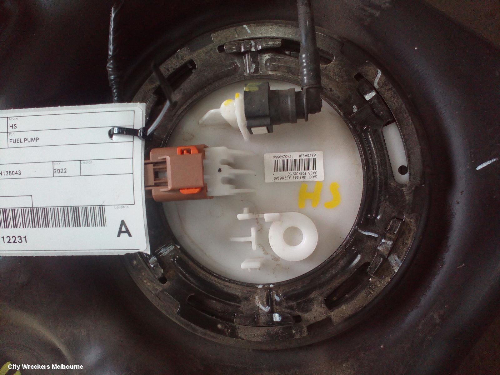 MG HS FUEL PUMP, PETROL, 1.5, TURBO, SAS23, 09/2019 ONWARDS