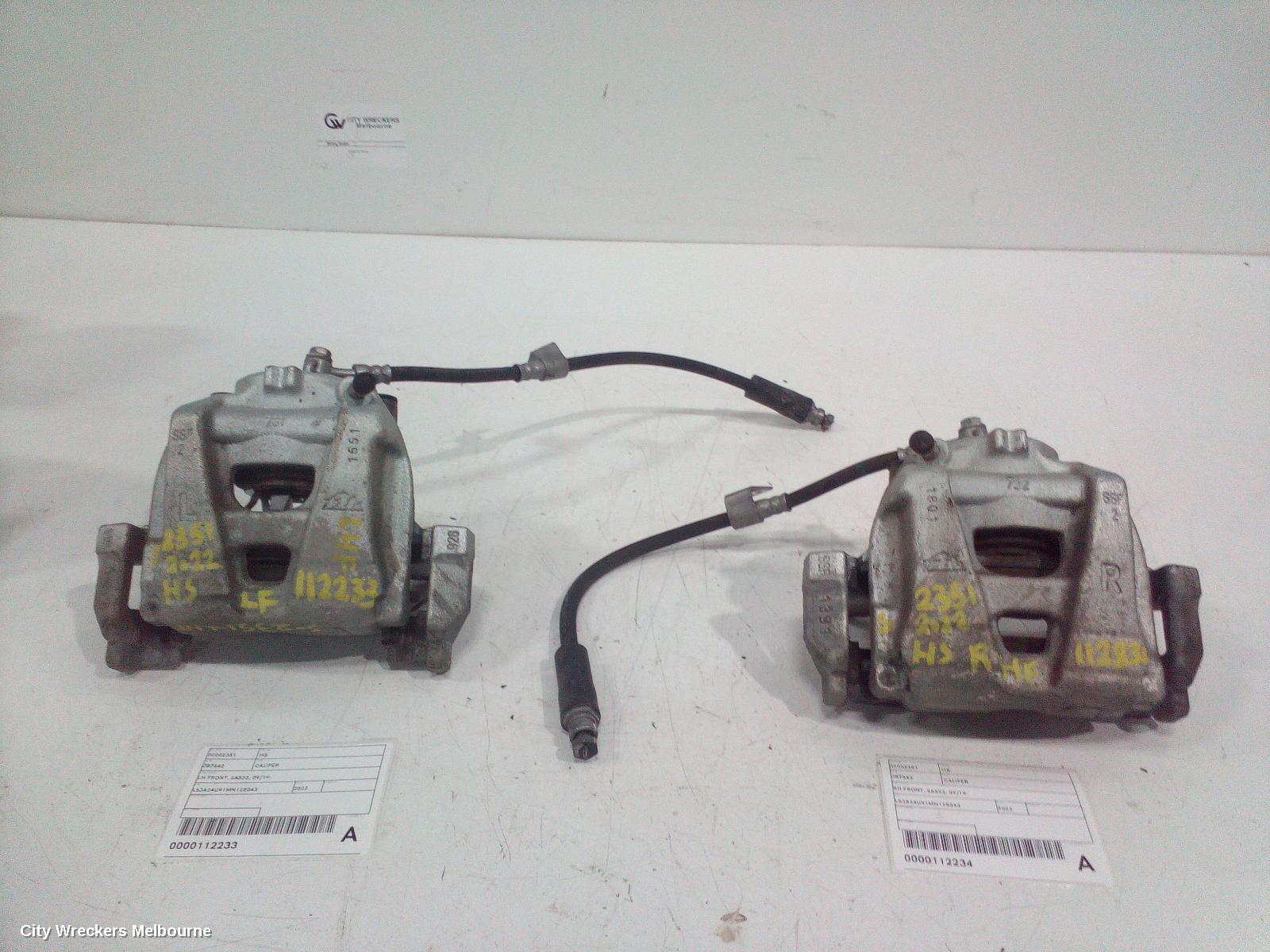 MG HS CALIPER, LH FRONT, SAS23, 09/2019 ONWARDS