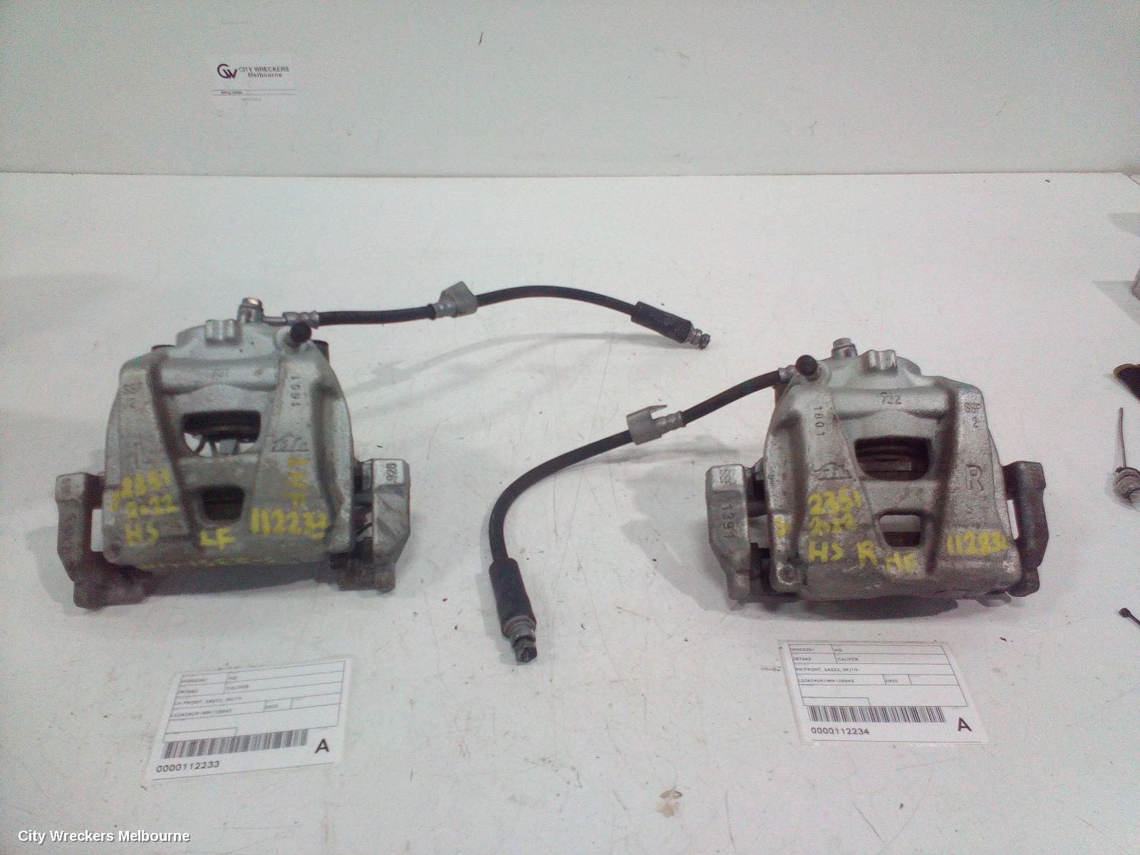 MG HS CALIPER, RH FRONT, SAS23, 09/2019 ONWARDS