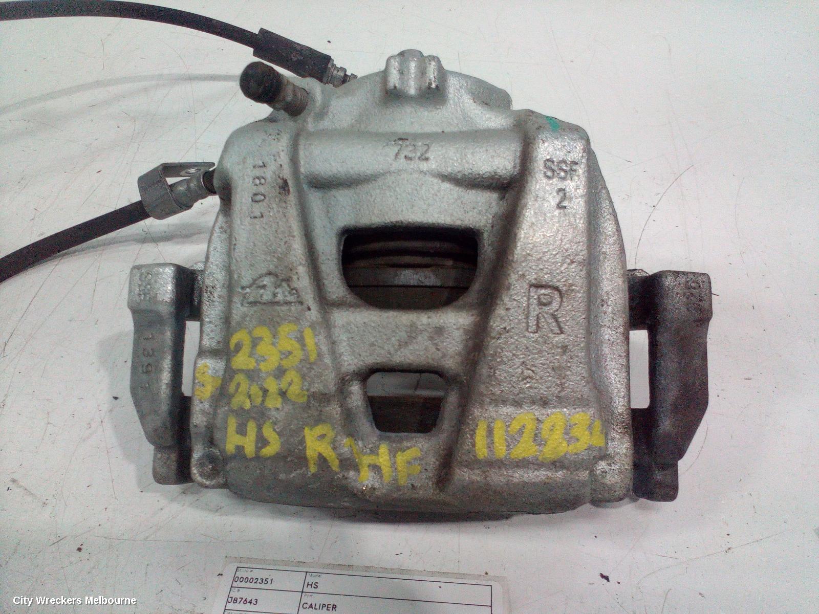 MG HS CALIPER, RH FRONT, SAS23, 09/2019 ONWARDS