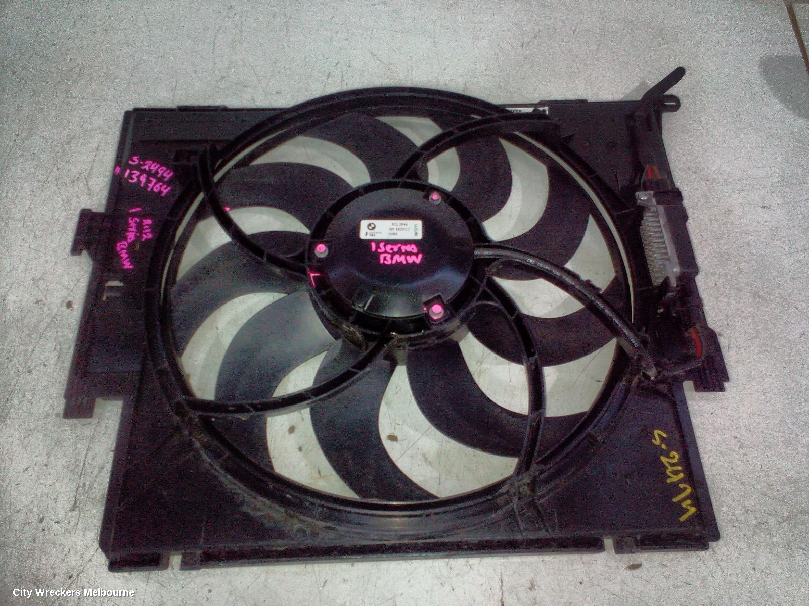 BMW 1 SERIES FAN, RADIATOR FAN, 1.6, N13, PETROL, 300W, F20, 06/2011 - 06/2016