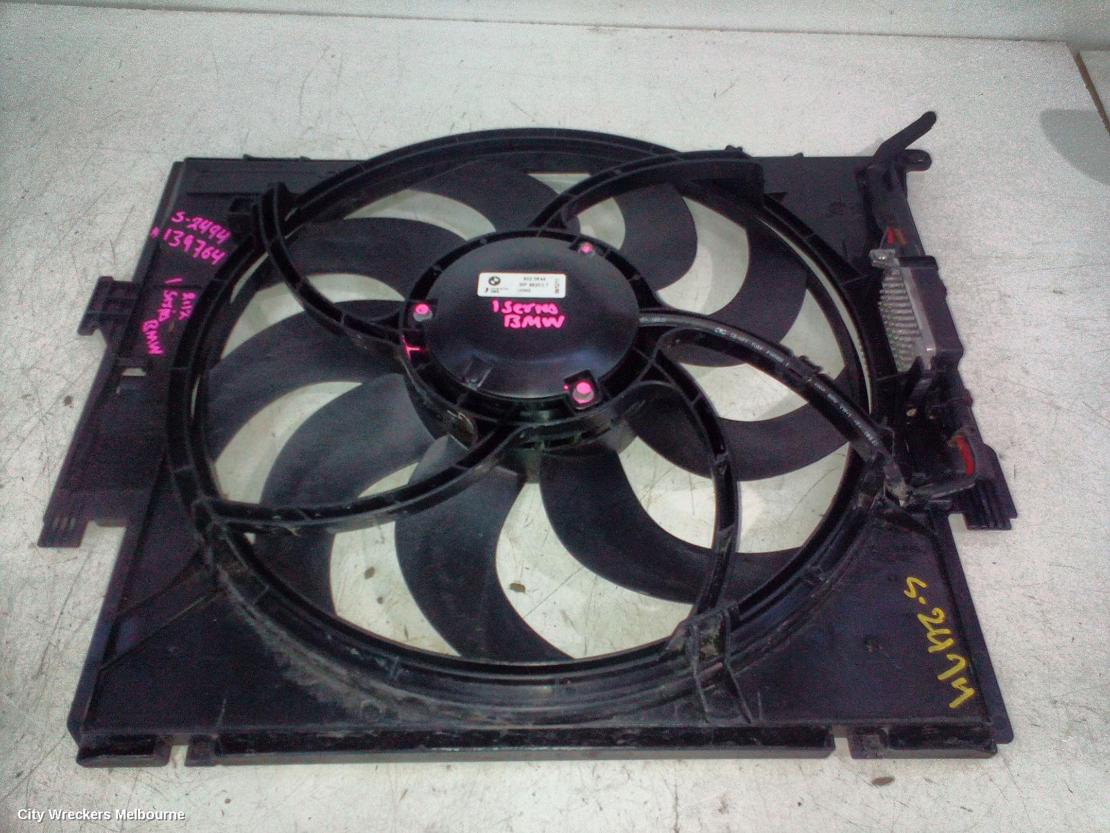 BMW 1 SERIES FAN, RADIATOR FAN, 1.6, N13, PETROL, 300W, F20, 06/2011 - 06/2016