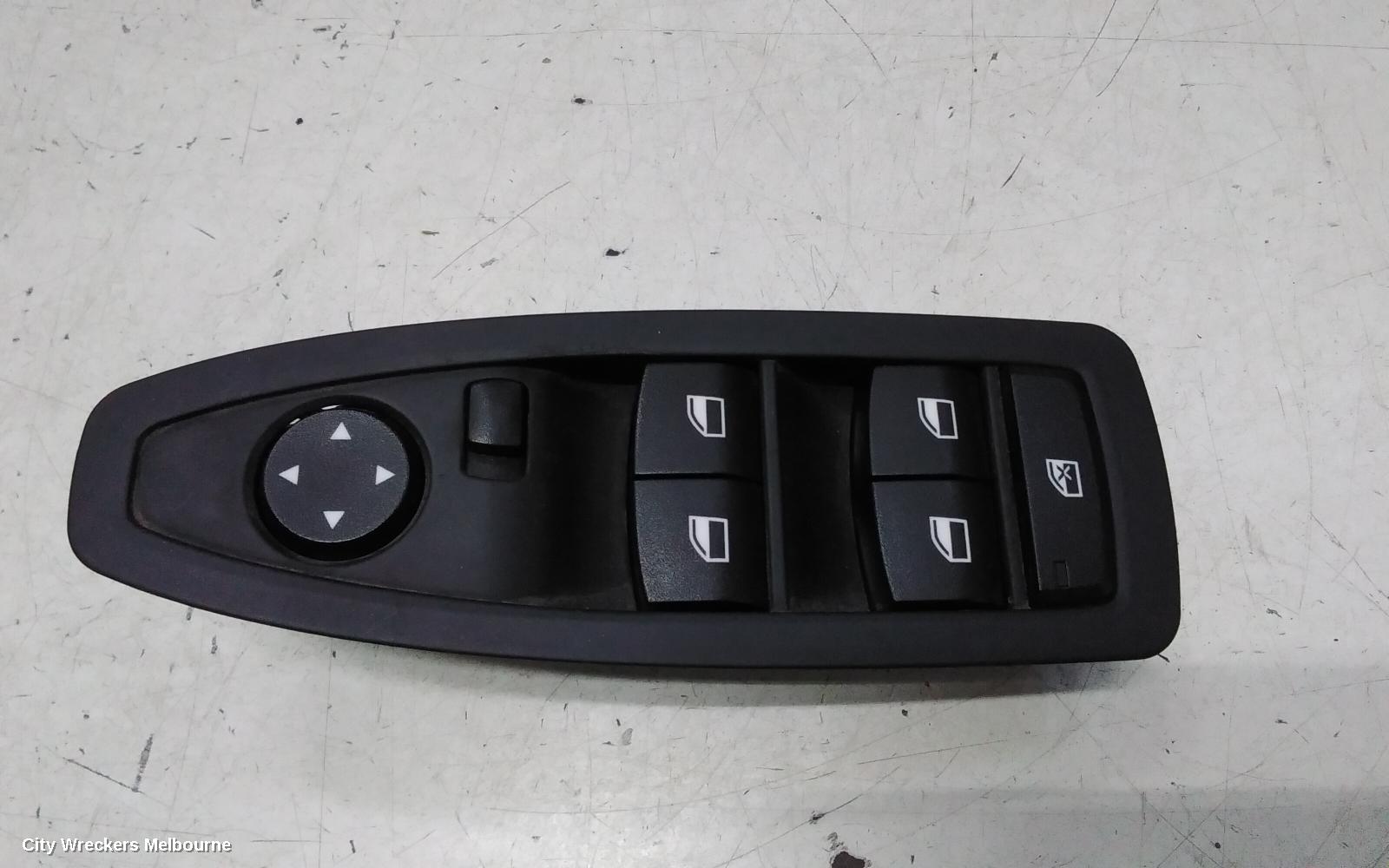 BMW 1 SERIES PWR DR WIND SWITCH, RH FRONT (MASTER SWITCH), F20, HATCH, NON ELECTRO CHROMATIC MIRROR TYPE, 06/2011 - 05/2019