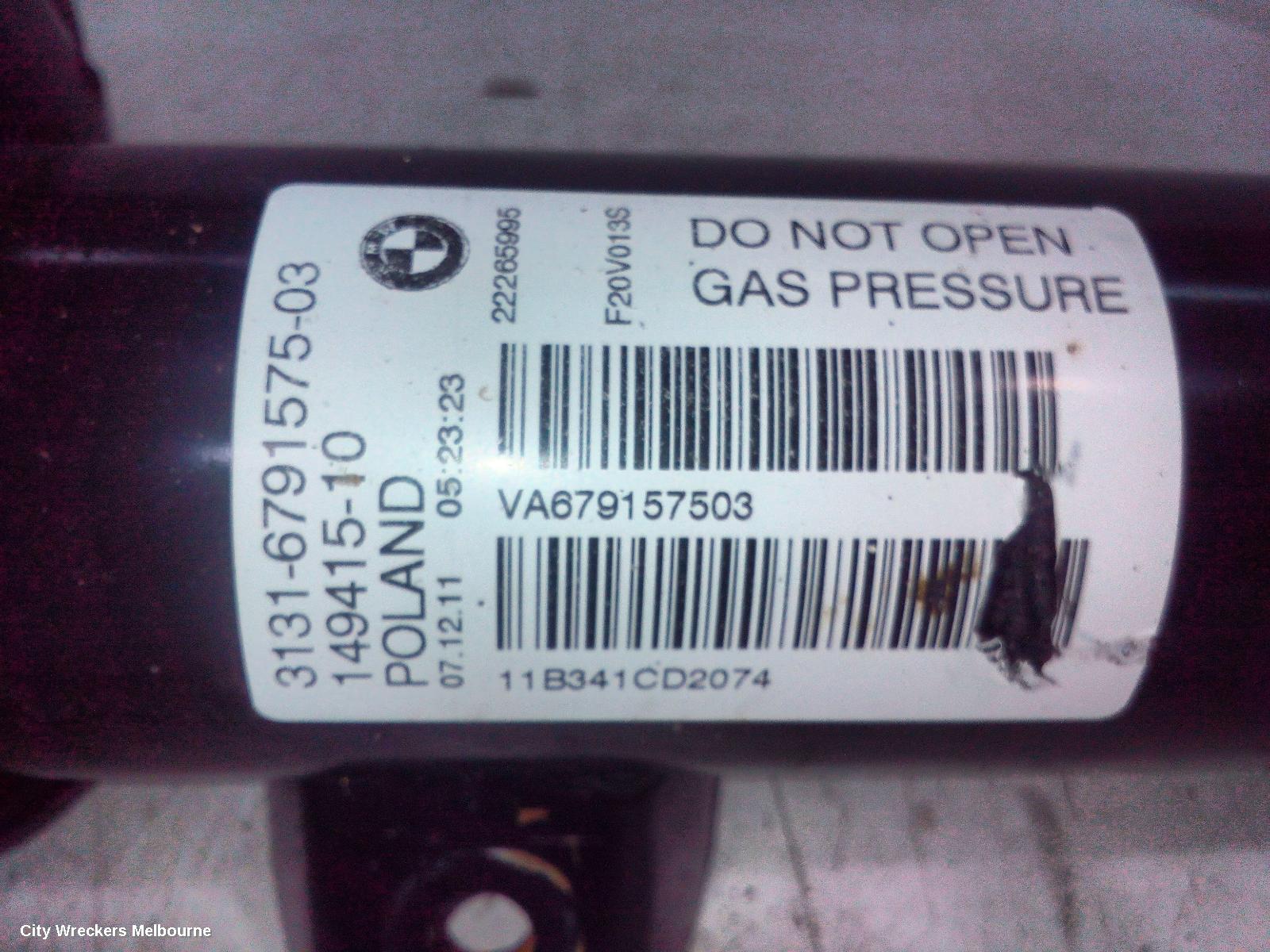 BMW 1 SERIES RIGHT FRONT STRUT, F20, HATCH, STANDARD TYPE, 06/2011 - 02/2015