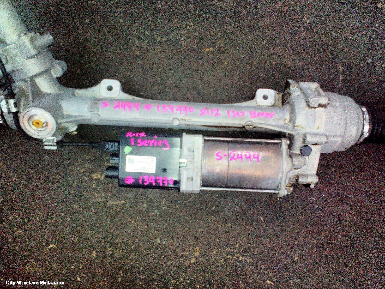 BMW 1 SERIES STEERING BOX/RACK, F20, ELECTRIC, NON VARIABLE SPORT STEER, 1.6, N13, PETROL, 06/2011 - 06/2016