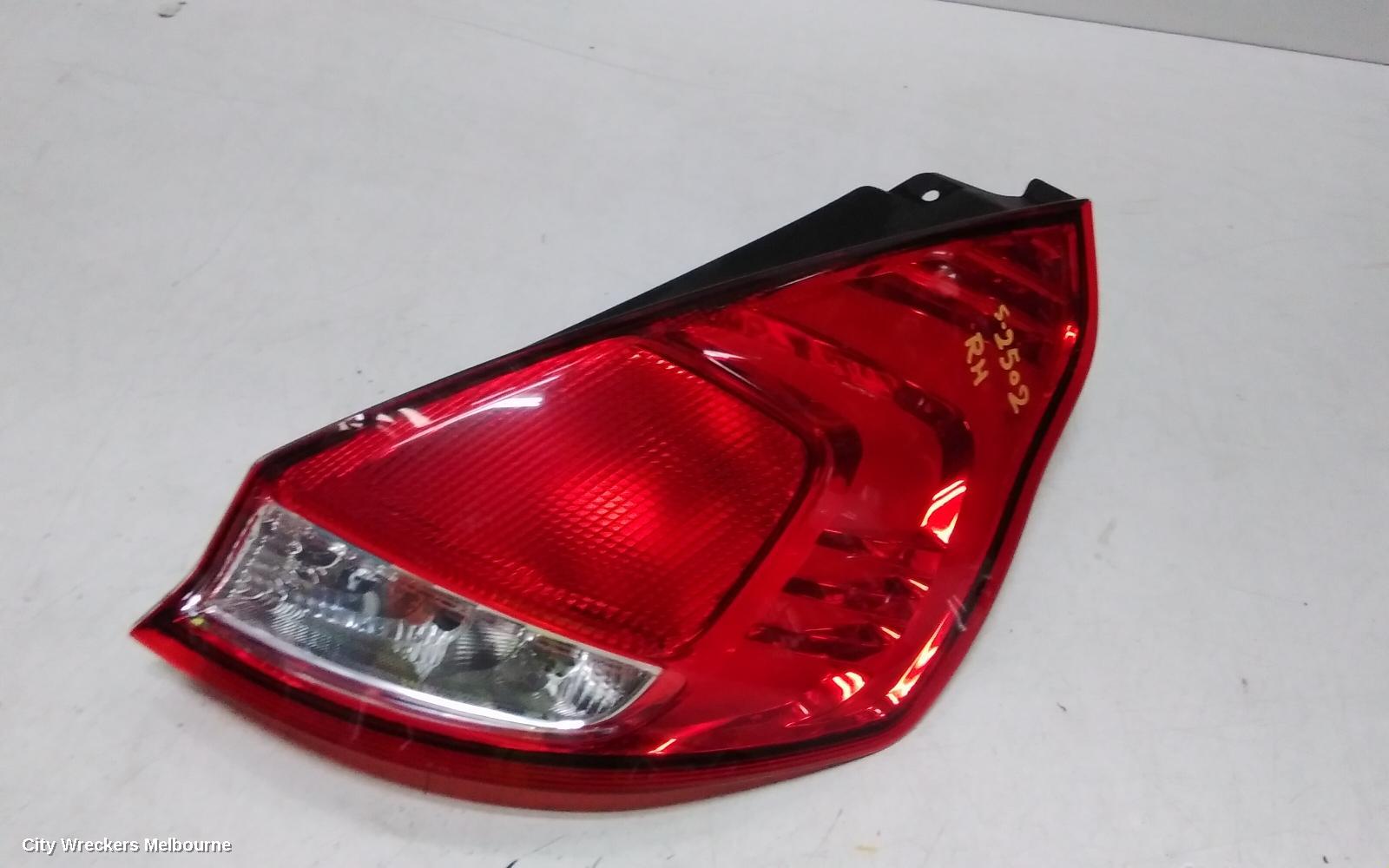 FORD FIESTA RIGHT TAILLIGHT, WZ, 5DR HATCH, AMBIENTE/TREND, 06/2013 - 12/2019