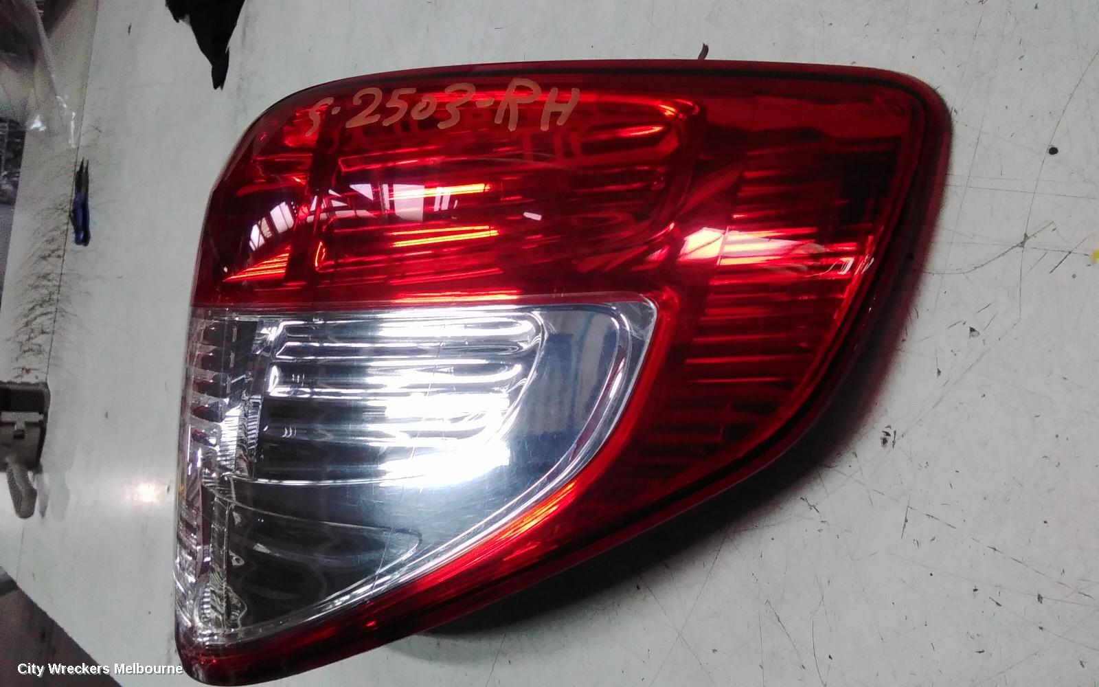 SUZUKI SX4 RIGHT TAILLIGHT, HATCH, 02/2007 - 01/2014