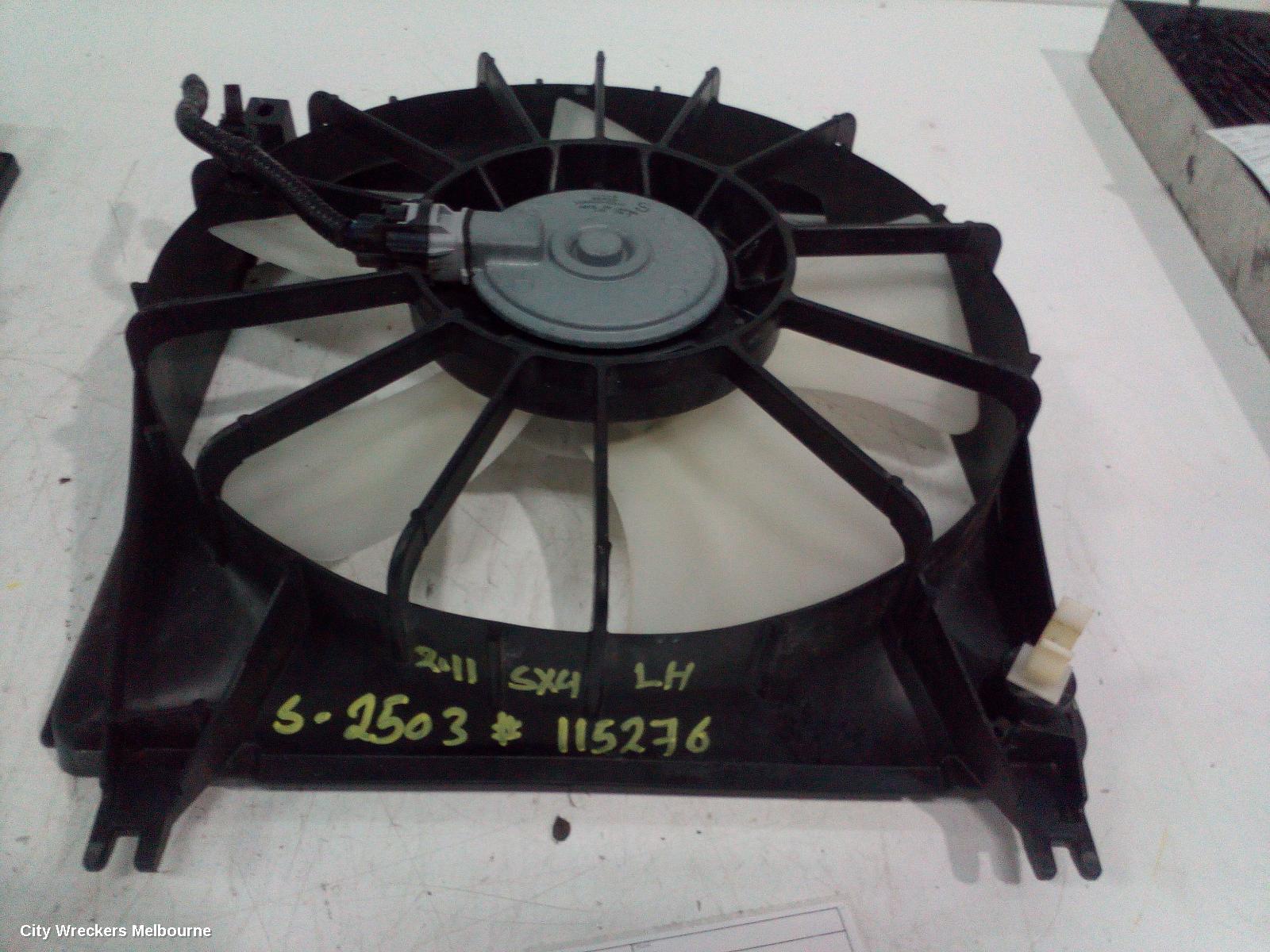 SUZUKI SX4 FAN, A/C FAN, J20B, 01/2010 - 01/2014