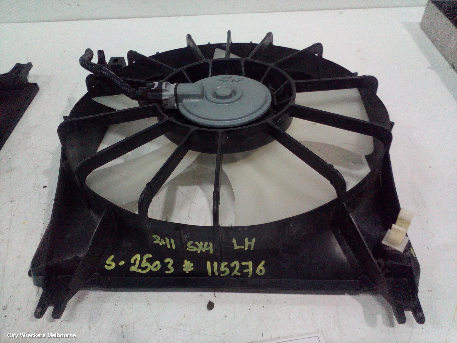 SUZUKI SX4 FAN, A/C FAN, J20B, 01/2010 - 01/2014