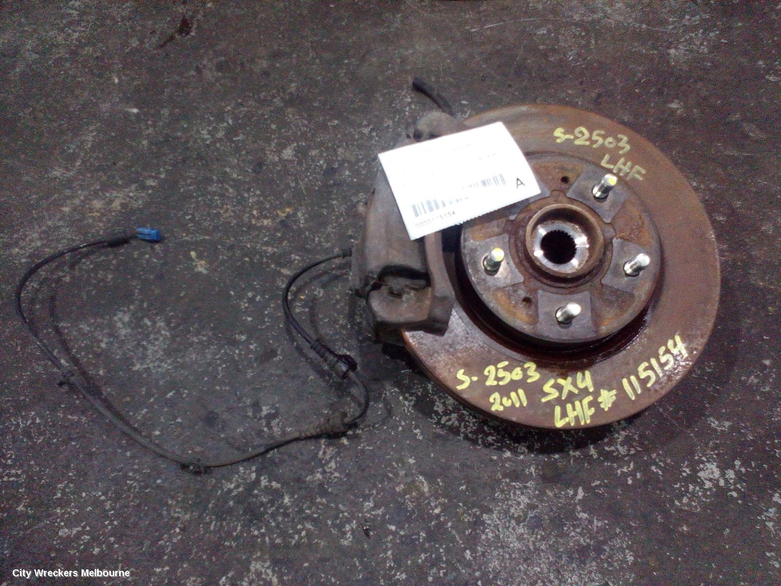 SUZUKI SX4 LEFT FRONT HUB ASSEMBLY, 01/2007 - 01/2014