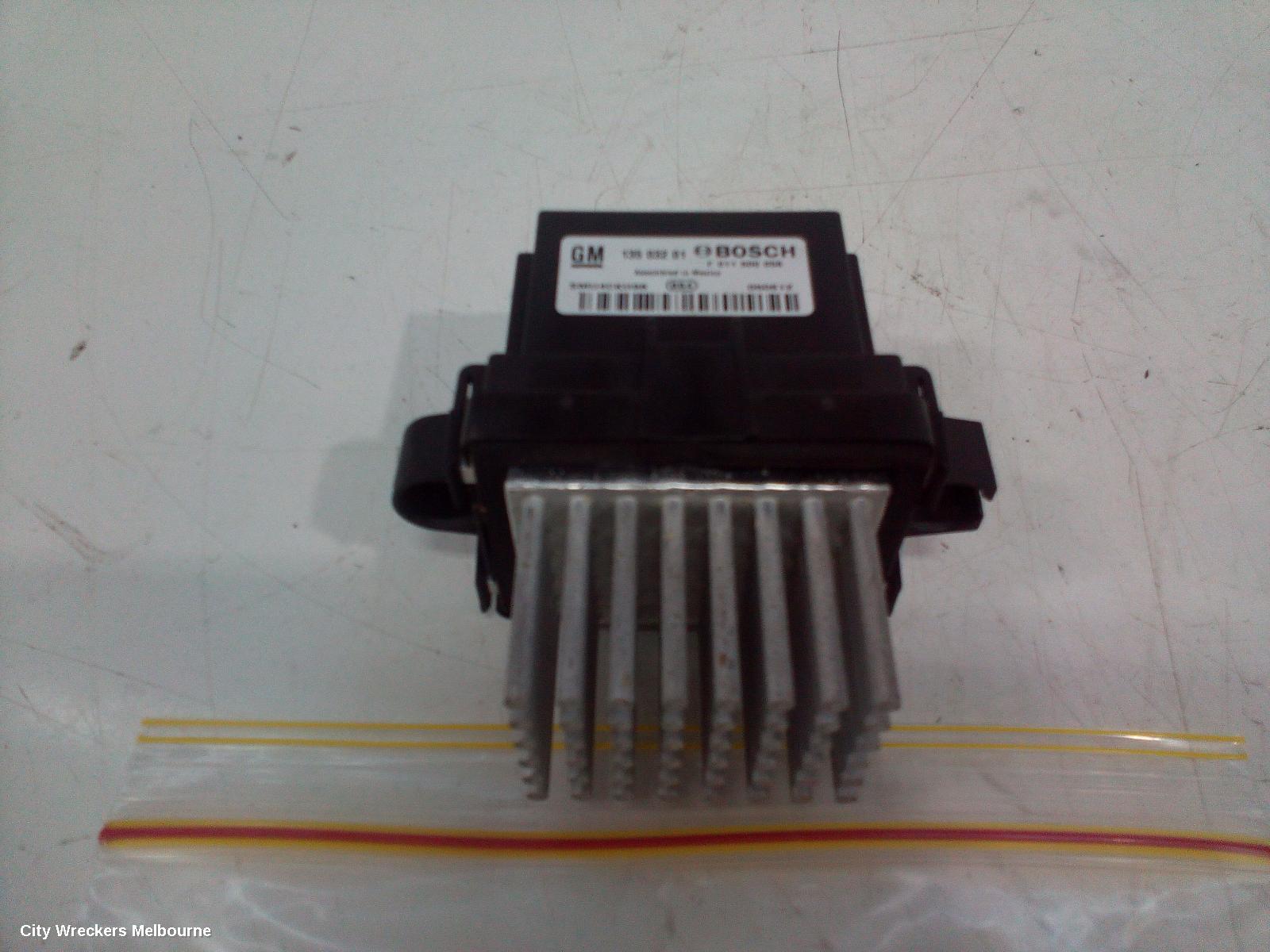HOLDEN CRUZE FAN SPEED RESISTOR, JH, 03/2011 - 01/2017