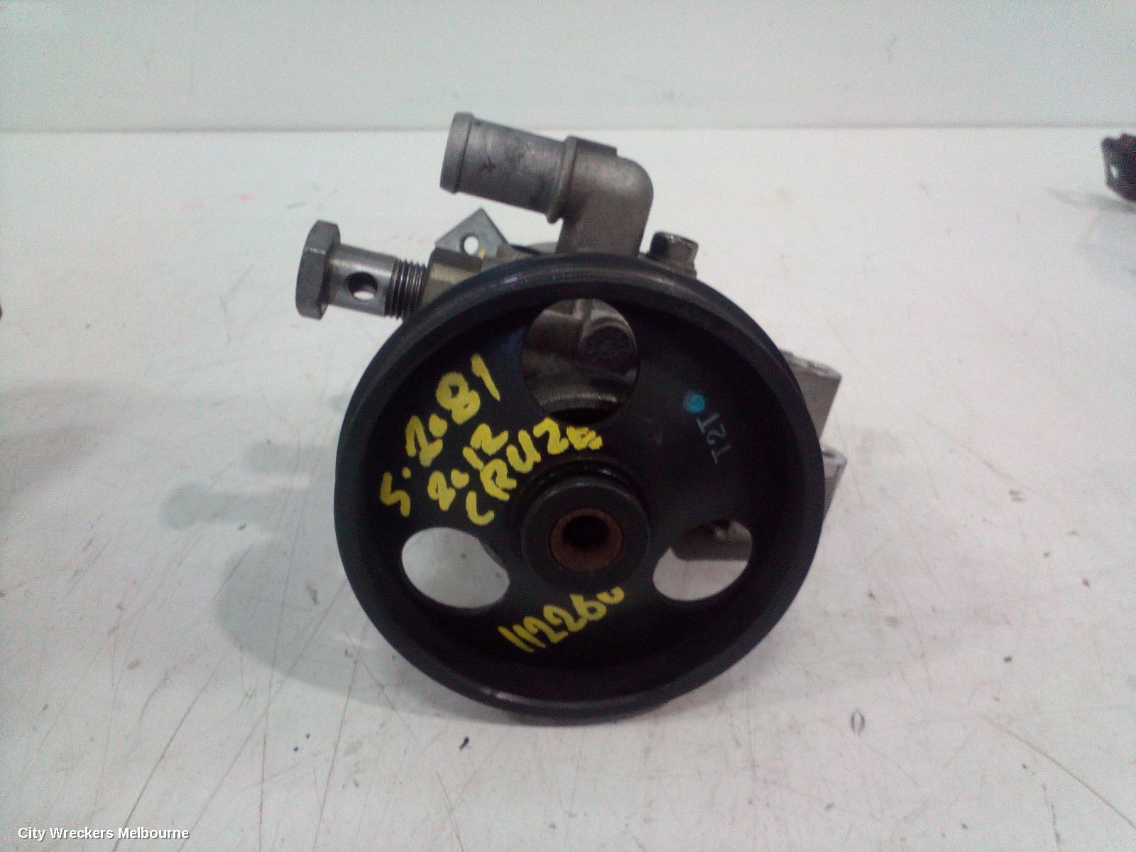 HOLDEN CRUZE STEERING PUMP, PETROL, 1.8, JH, 03/2011 - 01/2017