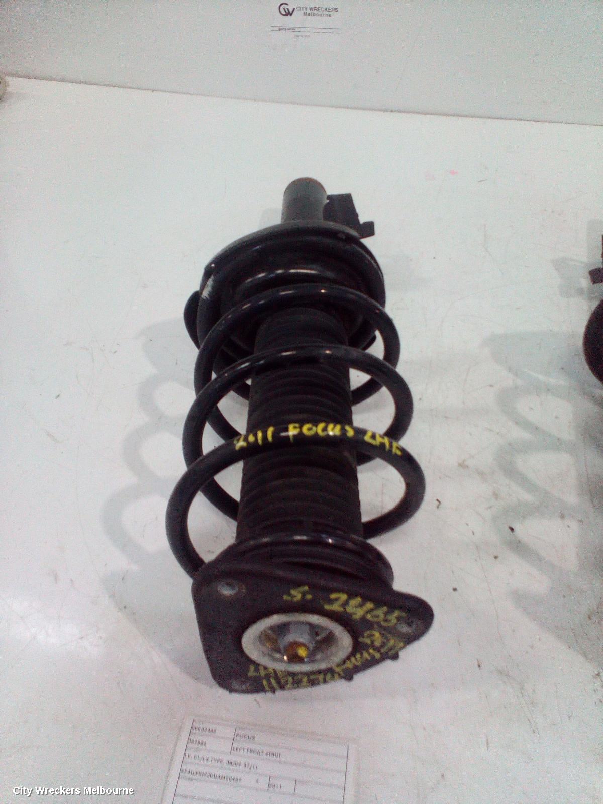 FORD FOCUS LEFT FRONT STRUT, LV, CL/LX TYPE, 08/2009 - 07/2011