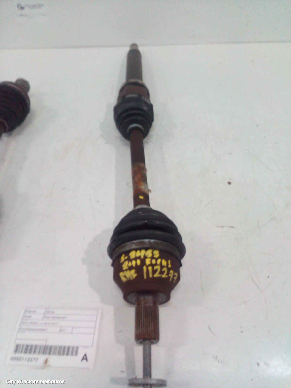 FORD FOCUS RIGHT DRIVESHAFT, AUTO, PETROL, LV, 02/2010 - 07/2011