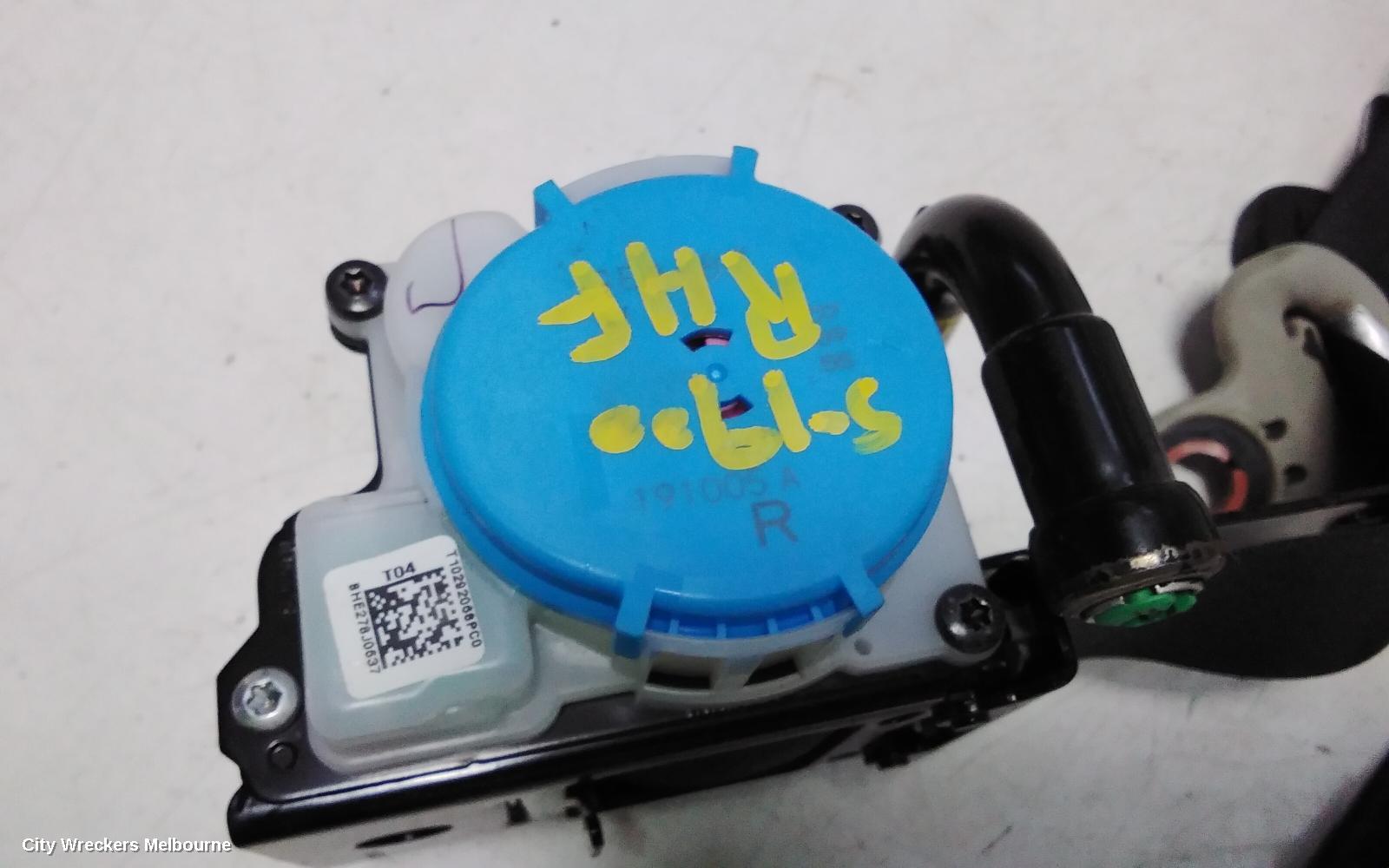 SUZUKI BALENO SEATBELT/STALK, LH FRONT, SEAT BELT ONLY (NO STALK), EW, 04/2016 - 12/2022