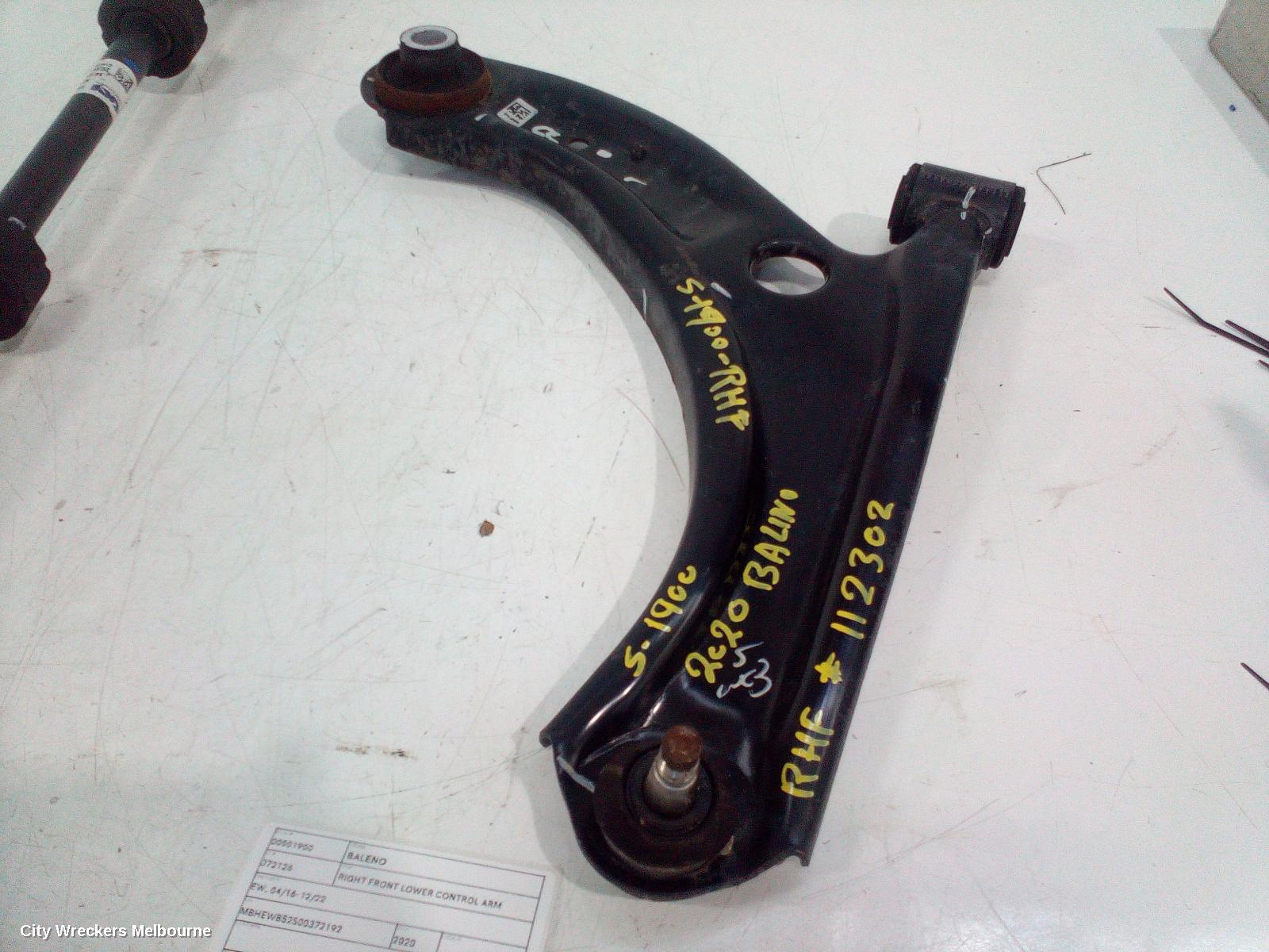 SUZUKI BALENO RIGHT FRONT LOWER CONTROL ARM, EW, 04/2016 - 12/2022