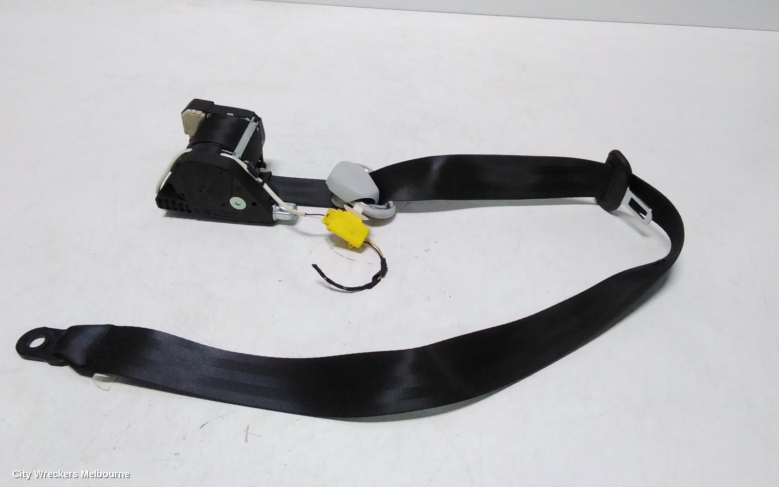 VOLKSWAGEN CADDY SEATBELT/STALK, RH FRONT, SEAT BELT ONLY, 2K, 12/2004 - 06/2015