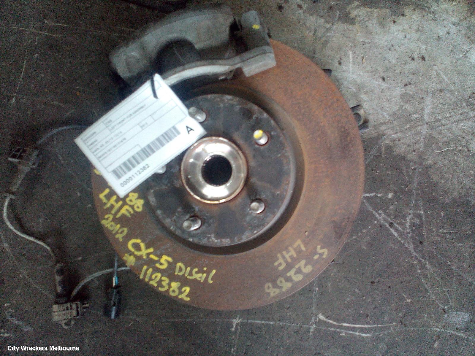 MAZDA CX5 LEFT FRONT HUB ASSEMBLY, 4WD, KE, 02/2012 - 12/2016