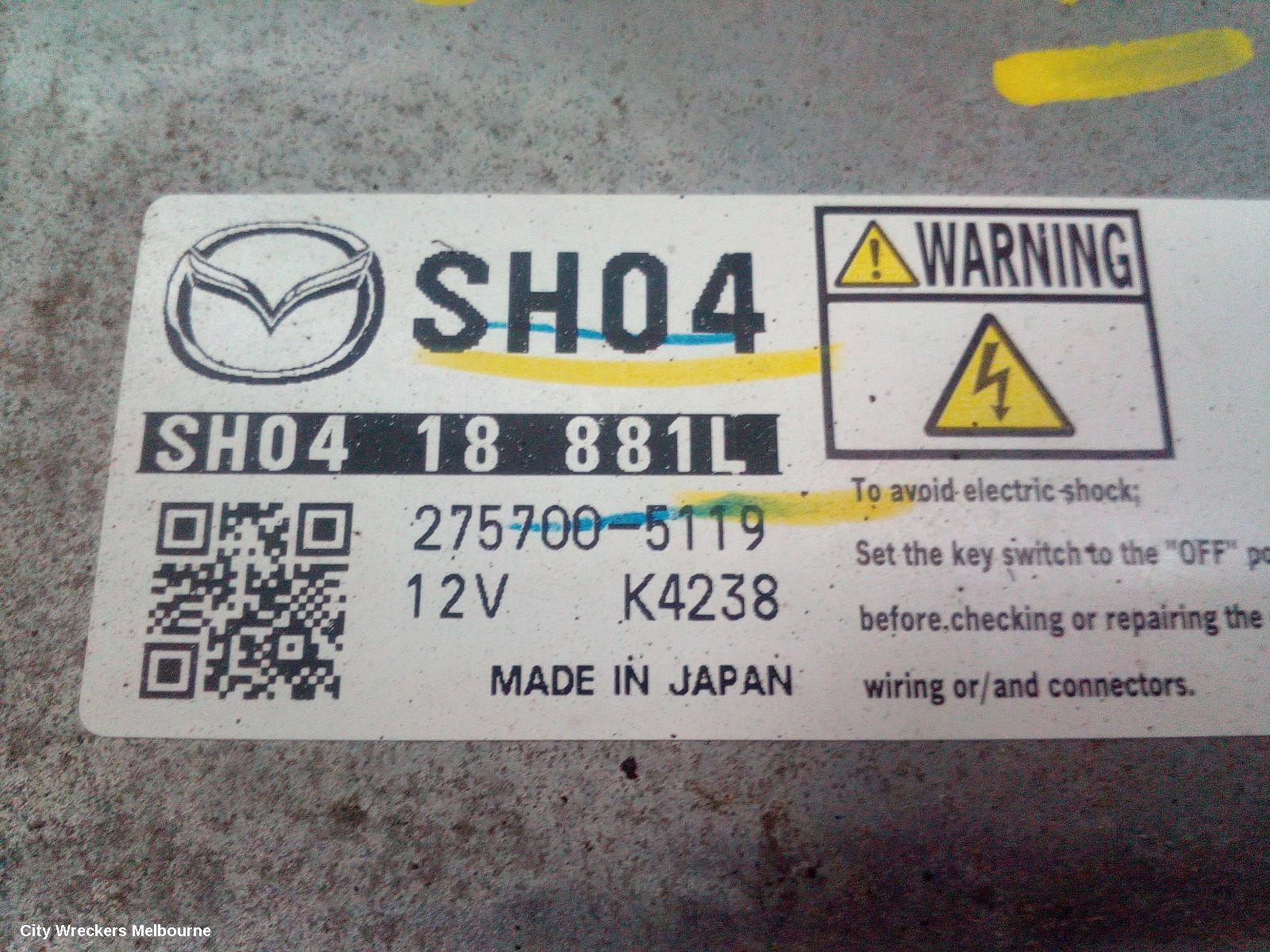 MAZDA CX5 ECU, ENGINE ECU, 2.2, DIESEL, ECU ONLY, KE, 02/2012 - 12/2016