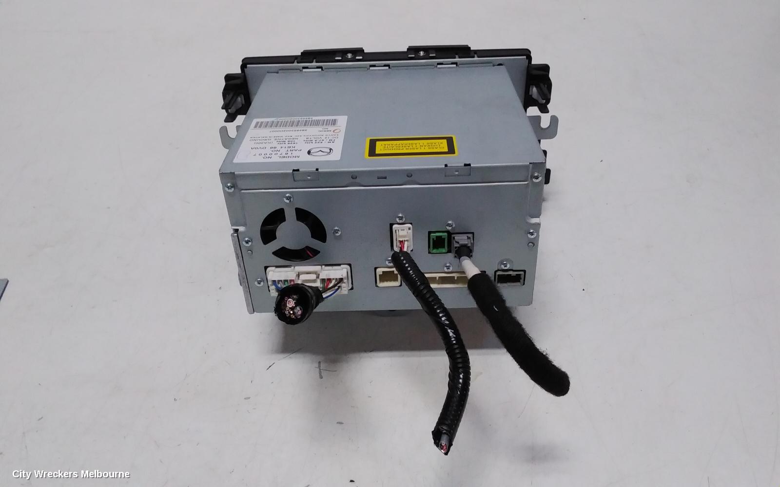 MAZDA CX5 RADIO/CD/DVD/SAT/TV, DISPLAY UNIT, KE, W/ NAV TYPE, 02/2012 - 12/2014