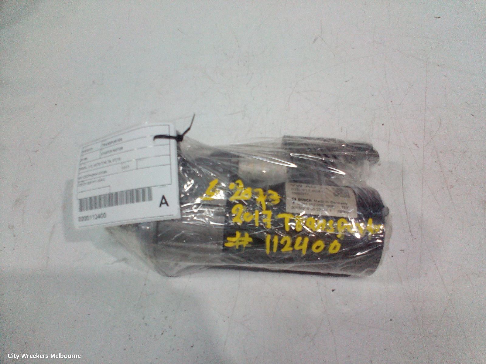 VOLKSWAGEN TRANSPORTER STARTER, DIESEL, 2.0, AUTO T/M, T6, 07/2015 ONWARDS